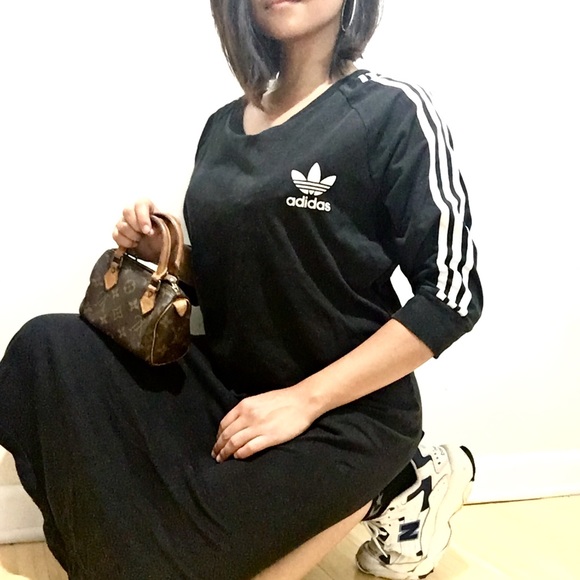 adidas Dresses & Skirts - ADIDAS Black Maxi Dress